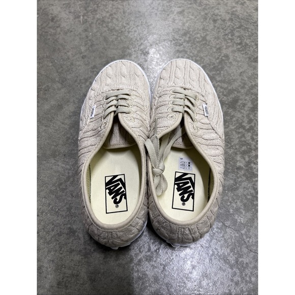 Vans Authentic Knit Shoes Turtle Dove VN000EGADJR Mens Size 8 Womens 9.5 NEW main image 5